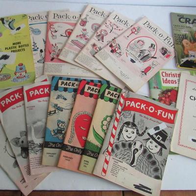 Pack O Fun Old Booklets and Craft Booklets