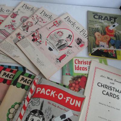 Pack O Fun Old Booklets and Craft Booklets