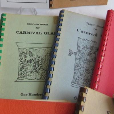 Set of Older Carnival Glass Id Guides 1-10