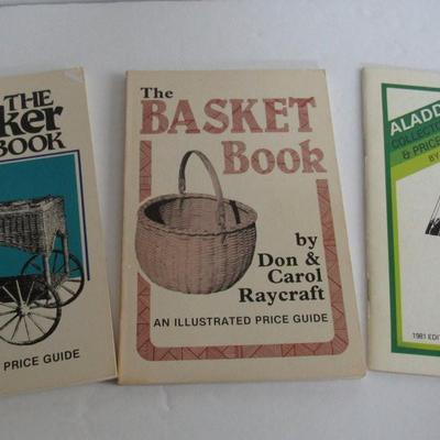 4 Older ID Guide Books on Glassware & Pottery, Heisey, Goofus Glass, Krome Kraft and Royal Copley