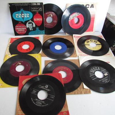 Lot of Old 45 Records: Frankie Laine, Carol Burnett, Patti Page, Conway Twitty, More