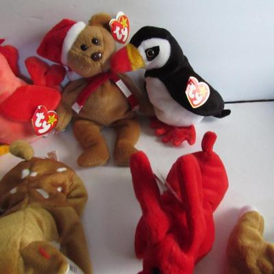 Lot of 9 Older Beanie Babies #2