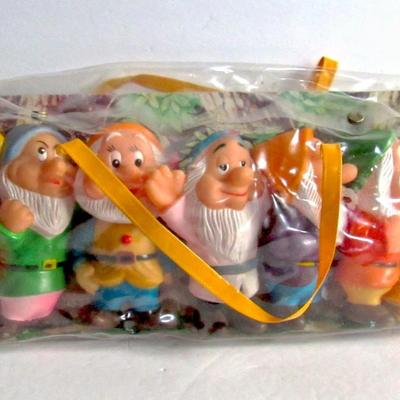 Adorable Set of the Seven Dwarves In Plastic Pouch