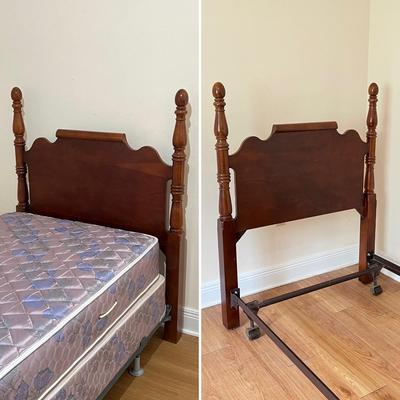 STANLEY FURNITURE ~ Pair (2) Mahogany Twin Beds