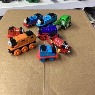 Lot of eight Thomas, the train collectibles