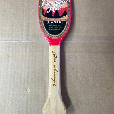 Leinenkugels red beer tap handle