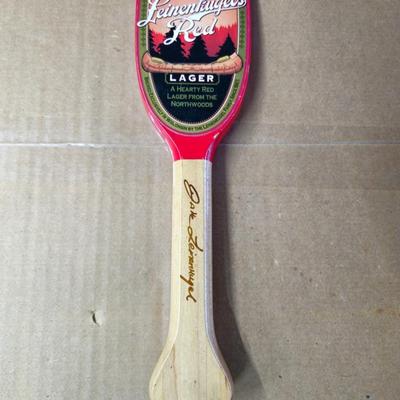 Leinenkugels red beer tap handle