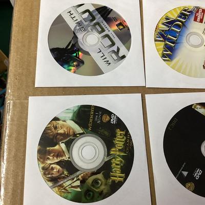 lot of six DVDs