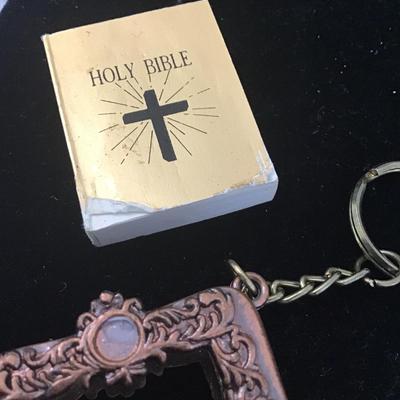 Mini Holy Bible keychain