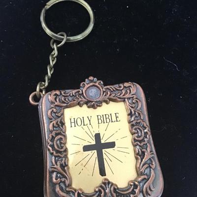 Mini Holy Bible keychain