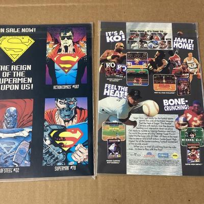 Lot of two Superman comic books