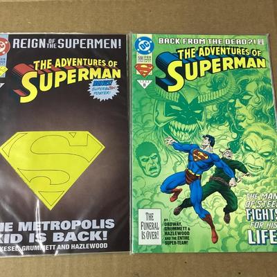 Lot of two Superman comic books
