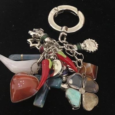 Different charms keychain