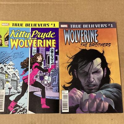 Lot of two marvel wolverine comics