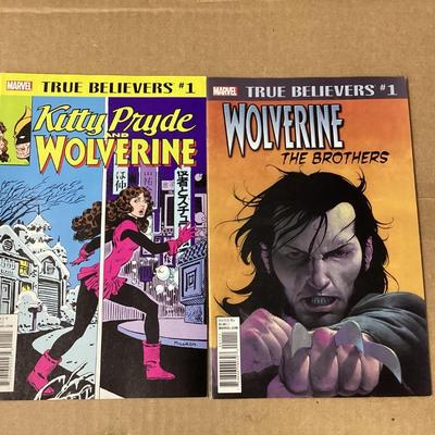 Lot of two marvel wolverine comics