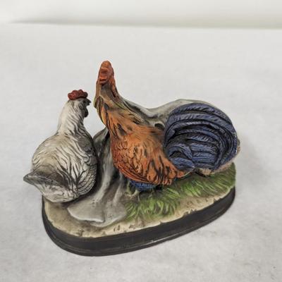 Porcelain F E I INC. 1985 Rooster Figurine