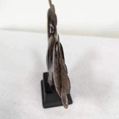 Glass Rooster Figurine