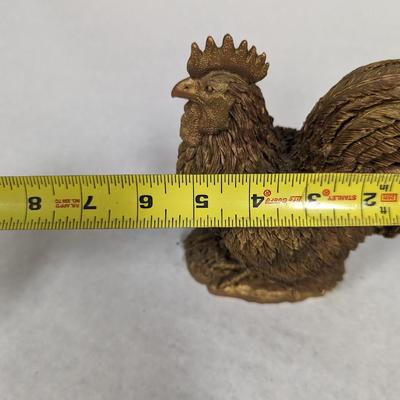 Rooster & Chick Figurine