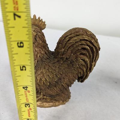 Rooster & Chick Figurine
