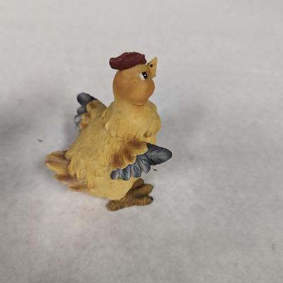 Rooster & Chick Figurine