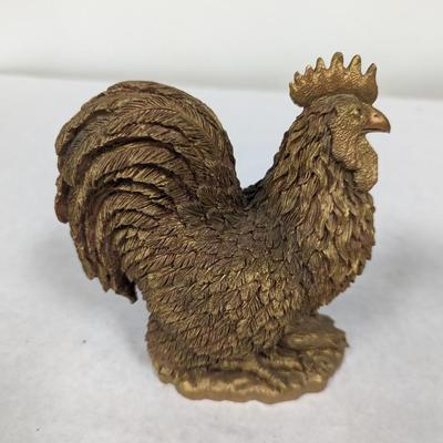 Rooster & Chick Figurine