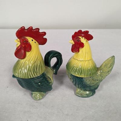 Rooster Salt & Pepper Shakers