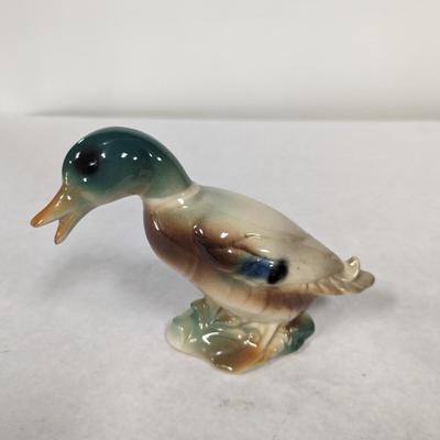 Ceramic Mallard Duck Figurine