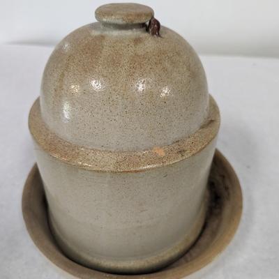 Salt Glaze Pottery Stoneware #4 Chicken Feeder