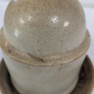 Salt Glaze Pottery Stoneware #4 Chicken Feeder