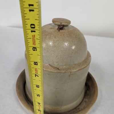 Salt Glaze Pottery Stoneware #4 Chicken Feeder
