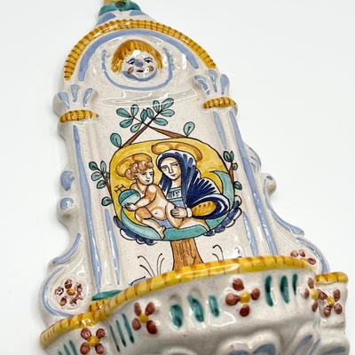 DE CARLO ~ Porcelain Holy Water Font