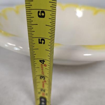 Vintage Pottery Pitcher & Wash Basin Bowl