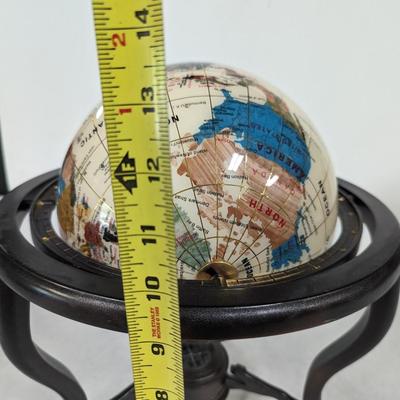 Desktop Atlas Globe With Compass