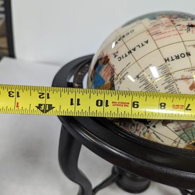 Desktop Atlas Globe With Compass