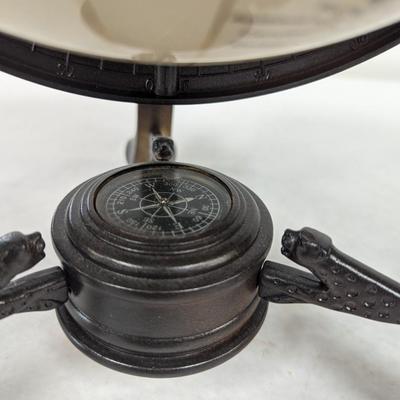 Desktop Atlas Globe With Compass