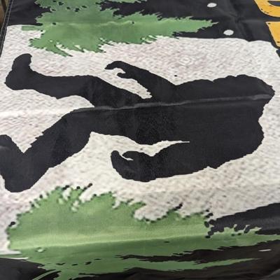 Bigfoot UFO Aliens Believe Flag 3x5