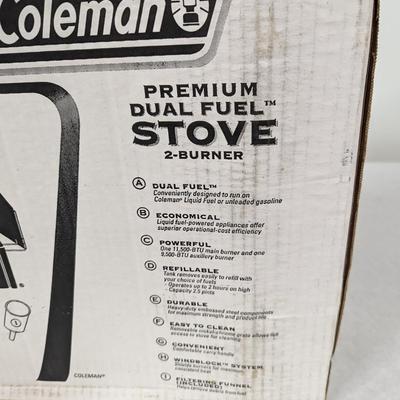 Coleman Dual Fuel Stove - New