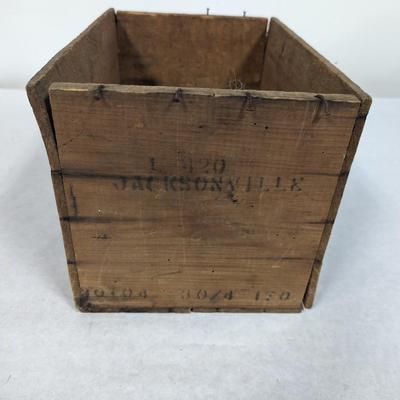 Vintage Roast Beef Wooden Box