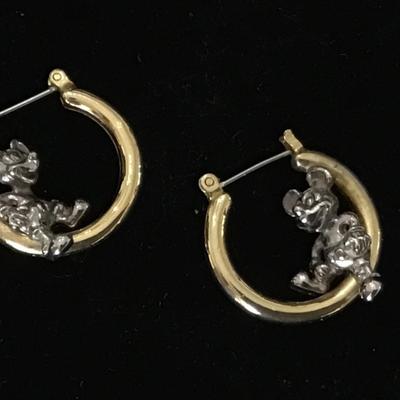Walt Disney Mickey Mouse hoop earrings