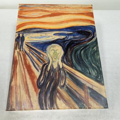 The Scream Artwork On Canvas