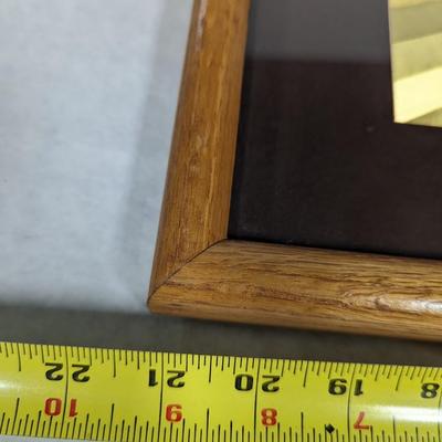 Framed Foil Art Boat