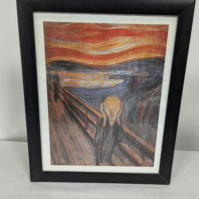 Framed The Scream Art