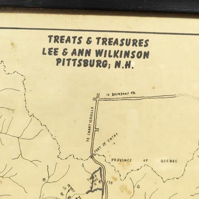 Treated & Treasures Lee & Ann Wilkinson Pittsburg N.H. Map