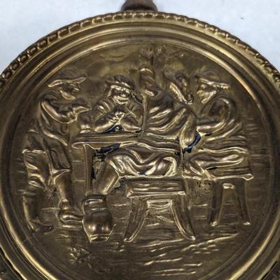 Vintage English Copper Wall Hanging Men In Pub Choice 1