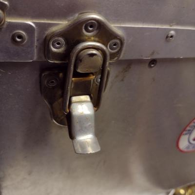 Stainless Steel Job Box- Approx 19 1/2" x 11" x 14 1/4" Tall