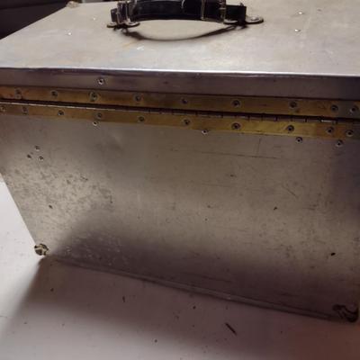 Stainless Steel Job Box- Approx 19 1/2" x 11" x 14 1/4" Tall