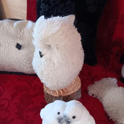 PENGUINS, OWLS, SEALS AND THROW PILLOWS