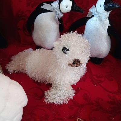 PENGUINS, OWLS, SEALS AND THROW PILLOWS
