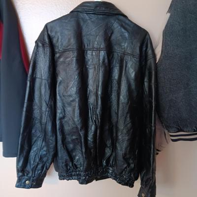 MEN'S DENIM AND LEATHER COATS, VEST AND LIGHT JACKET