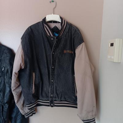 MEN'S DENIM AND LEATHER COATS, VEST AND LIGHT JACKET
